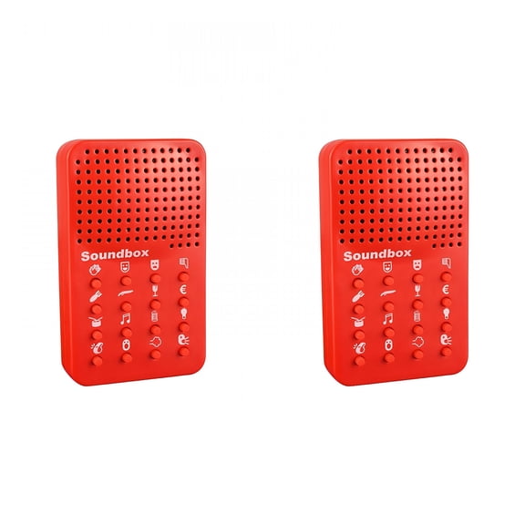 BESTSKY 2026 New Sound Machine with 16 Sound Effects,Electronic Sound Maker,Fart Noise Maker,Funny Game Machine for Parties,Pranks,Kids,Adults,Gag Gift,Red 2Pcs