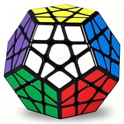 BESTSKY 2026 New Speed Cube,3X3X3 Dodecahedron Puzzle Cube for All Ages,Abs Plastic Black for Brain Teasers,Cognitive Development,Stress Relief,Fun Challenges,Family Games