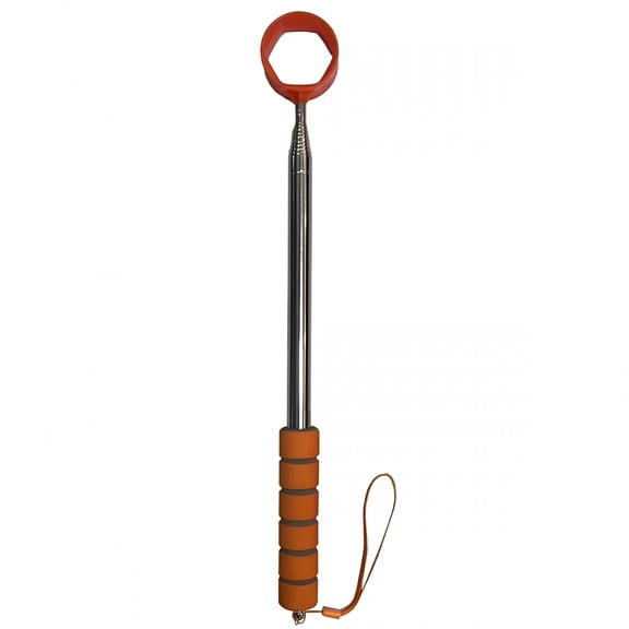 BESTSKY 2026 New Steel Golf Ball Retriever Extendable Telescopic Golf Ball Picker for Golf Course,Practice Range,Mini Golf - Orange