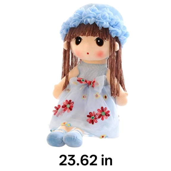 BESTSKY 2026 New Stuffed Animal Creative Gift Teddy Stuffed Animal for Special People Cartoon Shapes Cute Stuffed Animal for Bedroom Playroom Gift Blue1