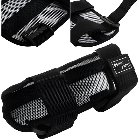 BESTSKY 2026 New Swing Straight Aid, Golf Swing Training Aids Practice Elbow Brace Swing Trainer Alarm Corrector, Golf Swing Training Aid