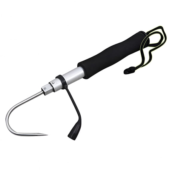 BESTSKY 2026 New Telescopic Retractable Fish Stainless Ice Sea Fishing Spear Tackle Hook Tip Up Rig Ocean Hooks Halibut Rig Portable Surf Rigs for Men Kids Tackle Boxes for Floating Bottom Bouncers