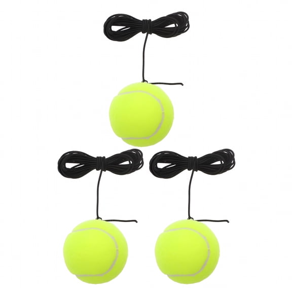 BESTSKY 2026 New Tennis Trainer Rebound Balls with St for Beginners Portable Training Tool 3 Pcs for Tennis Practice, Skill Development, Outdoor Training, Fitness Exercises, Recreational Play