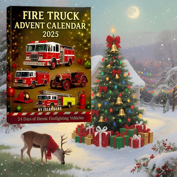 BESTSKY 2026 New Toy Advent Calendar ,24 Days Christmas Countdown Heroic Firefighting Vehicles,Christmas Advent Calendars for Kids