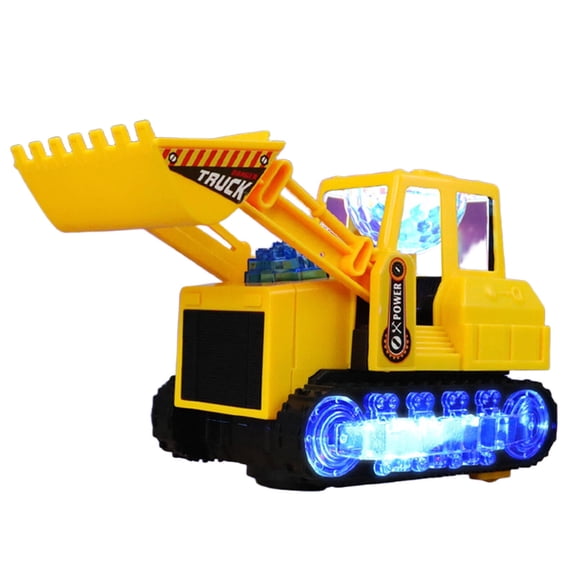 BESTSKY 2026 New Toy Cars Electric Omni-Directional Wheels Excavator Toy Multi-Jointed Movable Parts Kids Toys Boys 6-9 for Home Playroom Outdoor Style 2