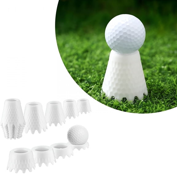 BESTSKY 2026 New Tpu Unbreakable Golf Tees Height From 1/4" to 2" Home Practice Training Golf Simulator Tees for Outdoor Indoor Winter Turf and Driving Range Golf