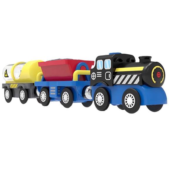 BESTSKY 2026 New Train Set,Electric Train Train Set for Toddlers 2-4,Non-Toxic Train Toys,For Playtime,Early Learning,Home,Daycare,School,Gift