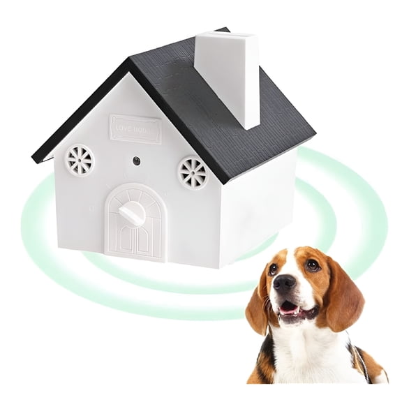 BESTSKY 2026 New Ultrasonic Dog Bark Control Device with Birdhouse Design for Yard, Garden, Porch, Backyard, Patio