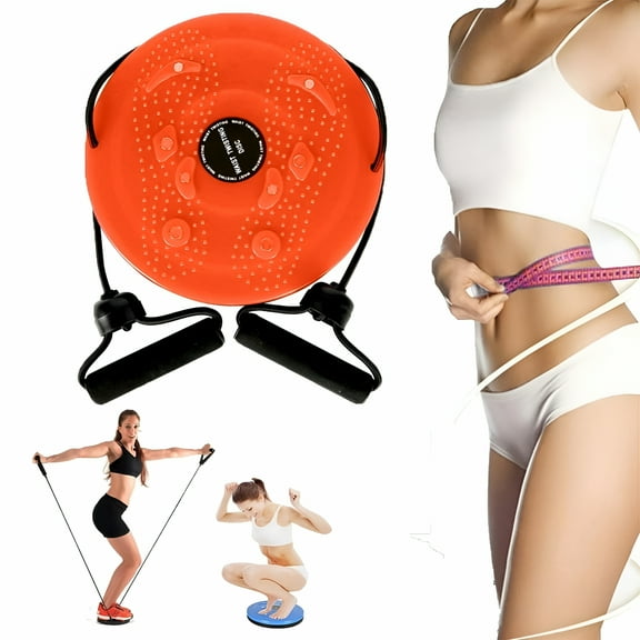 BESTSKY 2026 New Waist Whisper Disc Body Shaping Twisting Exerciser with Pull Rope Full Toning Workout Gym Board