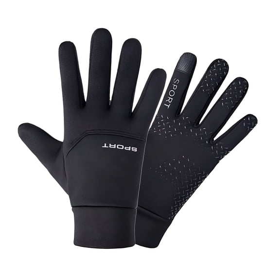 BESTSKY 2026 New Football Gloves Kids Boys Waterproof Thermal Grip Outfield Sports Field Hot for Practice,Game,Training,School