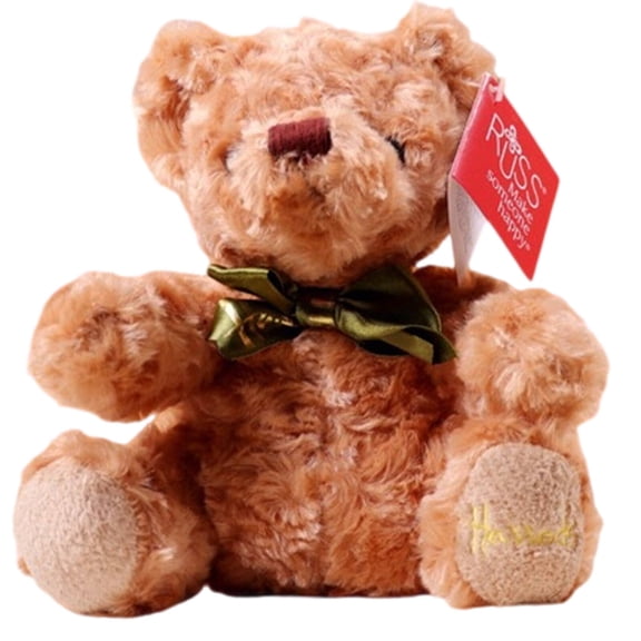 BESTSKY 2026 New Weighted Stuffed Animals 20Cm Teddy Bear Baby Stuff Soft Touch Detailed Stitching Cute Stuff Light Brown for Playtime Bedroom Home Decor Children'S Gifts Relaxation.