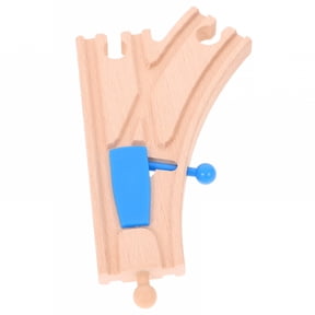 BESTSKY 2026 New Wood Track Train Track Toy Train Scene Layout Track Prop Wooden Track Toy for Kids,Toddlers,Playtime,Train Sets,Imaginative Play,Gift Ideas.