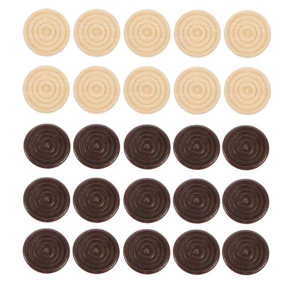 BESTSKY 2026 New Wooden Chess&Checkers Set-48 Pieces,Dark Brown,Folding Board,For Chess,Checkers,Board Games,Family Activities,Travel Games