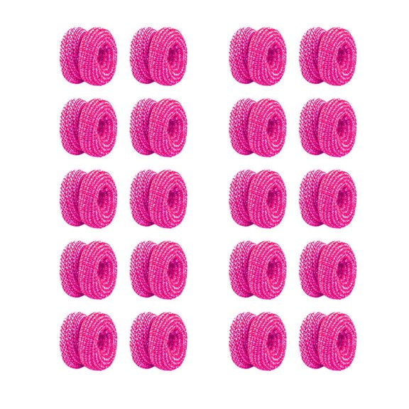 BESTSKY 20Pcs Finger Cots Soft Ventilated Finger Bandages for Stability,Elastic Protective Finger Protectors for Training,Pink
