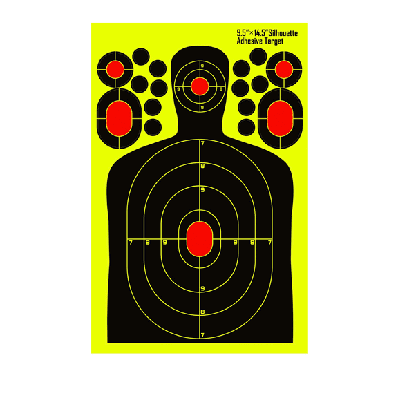 BESTSKY 20Pcs Shooting Targets,Clear Splash Effect Targets for Shooting Range,Indoor/Outdoor Versatility Range Targets,BG3396