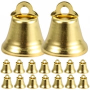 BESTSKY 20Pcs Small Metal Bells for Crafts Mini Hanging Bells Small Hanging Bells Decorations for Wind Chime DIY