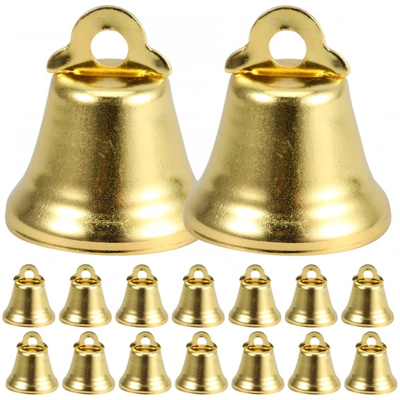 BESTSKY 20Pcs Small Metal Bells for Crafts Mini Hanging Bells Small Hanging Bells Decorations for Wind Chime DIY