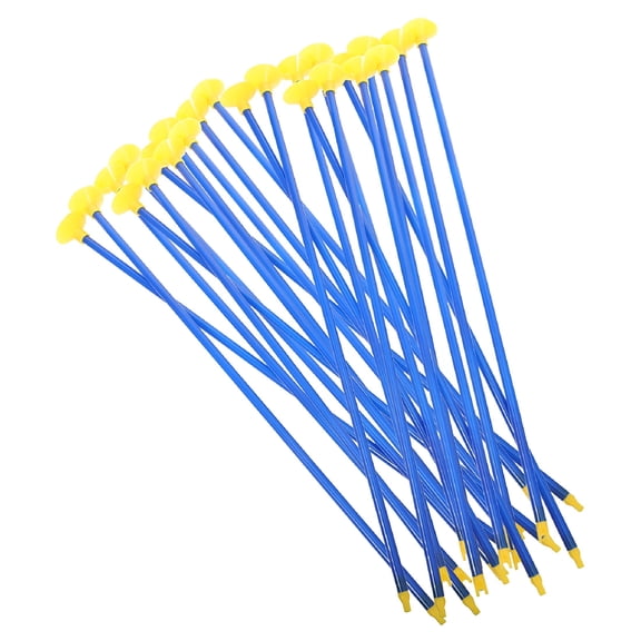 BESTSKY 24pcs Play Replacement Suction Cup Arrows 16.5 Inch Safety Toy Plastic Arrows Sucker Tip Accessories For Kids Toy Bow Outdoor Indoor Sports