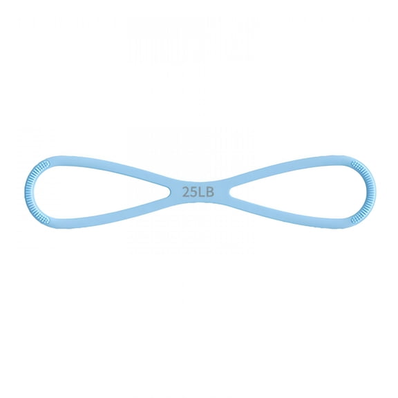 BESTSKY 25 Lb Resistance Band,Silicone Figure 8 Exercise Band for Effective Home Workouts,Stretching and Strength Training