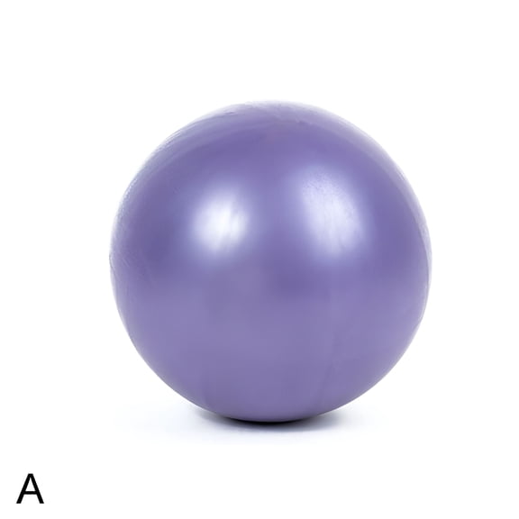 BESTSKY 25cm Mini Inflatable Exercise Ball, Purple PVC Yoga Ball for Pilates, Fitness, Rehabilitation, Core Strength, Balance and Stability Training at Home or Gym