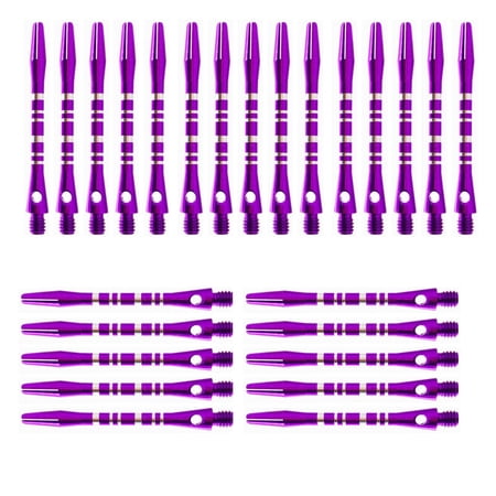 BESTSKY 27Pcs Darts Lightweight Nylon Dart Shafts,Standard Thread Design Dart Accessories for Stable Performance,Purple