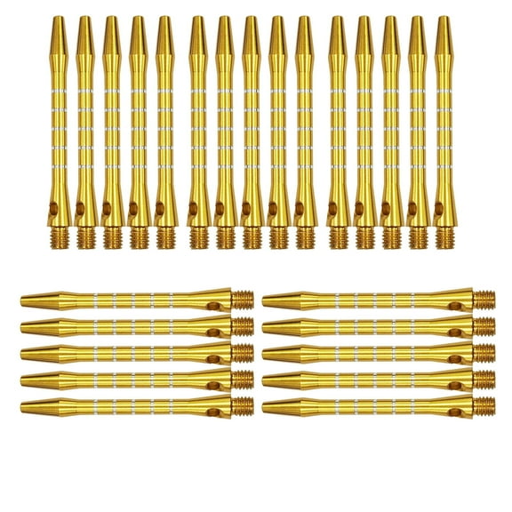 BESTSKY 27Pcs Darts Lightweight Nylon Dart Shafts,Standard Thread Design Dart Accessories for Stable Performance,Yellow