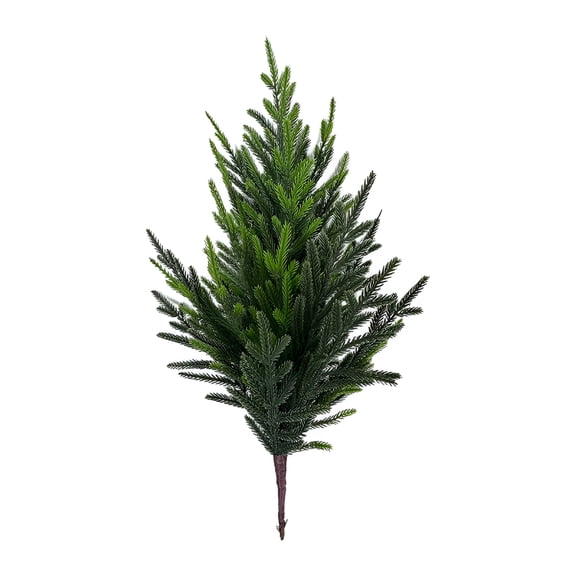 BESTSKY 2FT Artificial Norfolk Pine Tree, Tabletop Christmas Tree with Real Touch PE Branch Tips, small artificial christmas tree for Indoor Outdoor Holiday Home Xmas Decor (No Pot)