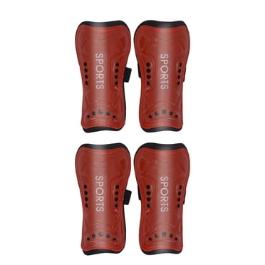 BESTSKY 2Pairs Shin Guards Comfort Fit Soccer Shin Guards,Thick EVA Impact Absorbing Mini Shin Guards Soccer for Youth Soccer and Football,Red