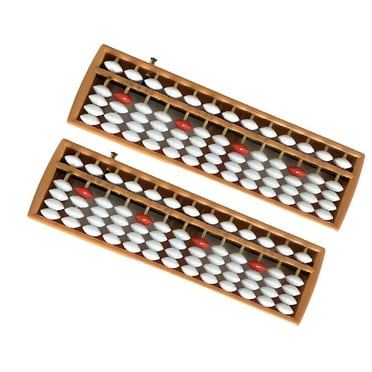 BESTSKY 2Pcs Abacus,13Rows Math Toy, Math Learning,Yellow