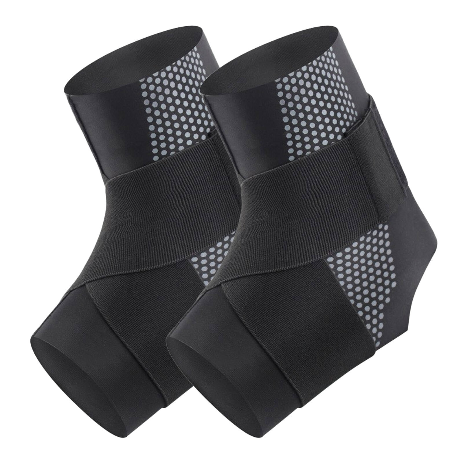 BESTSKY 2Pcs Ankle Brace,Targeted Support Neuropathy Socks,Sport-Specific Support Ankle Sleeve,BlackPlus,XXL