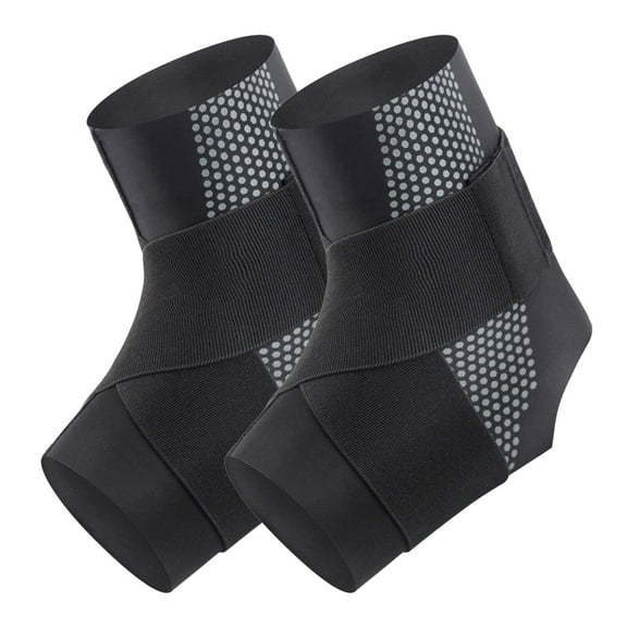 BESTSKY 2Pcs Ankle Brace,Stabilizing Neuropathy Socks,Flexible Comfort Ankle Sleeve,Black,XXL