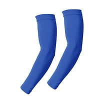 BESTSKY 2Pcs Arm Sleeves Quick Drying Ice Silk Volleyball Arm Sleeves,Flexible Stretchable Arm Sleeve for Active Wear,Multi-Functional Sleeves for Sports and Outdoor,Royal Blue