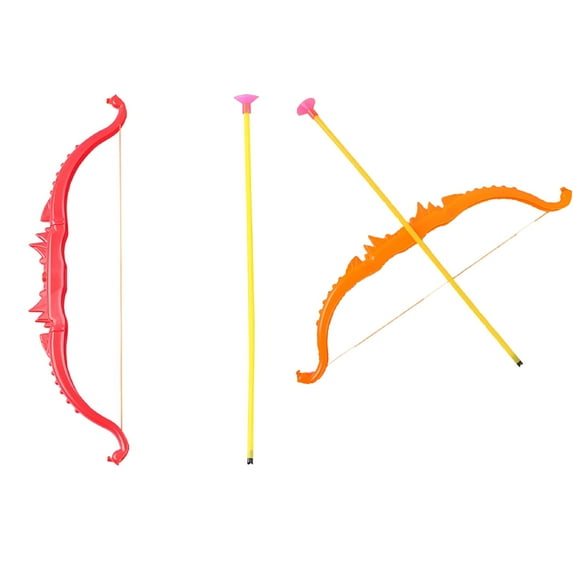 BESTSKY 2Pcs Bow and Arrow Set for Kids with Suction Cup Arrows- Safe Archery Game Toy for Boys & Girls Ages 3 -12 Years Old ,14Inch