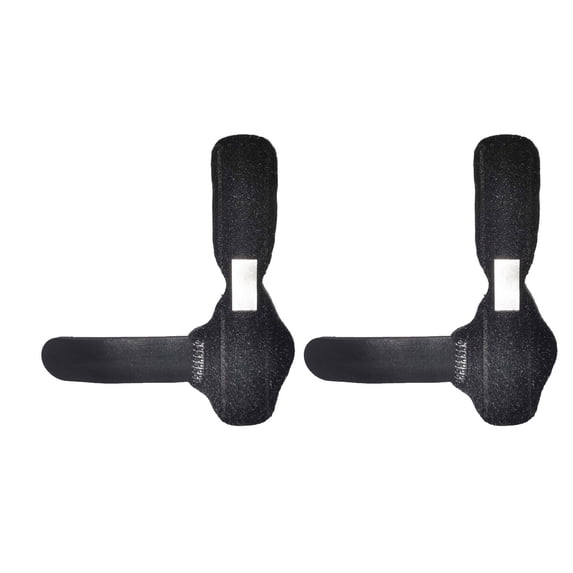 BESTSKY 2Pcs Bunion Corrector,Firm Hook-And-Loop Fastened Correct Toes,Inner Lined Hammer Toe Straightener for Foot Recovery,Black