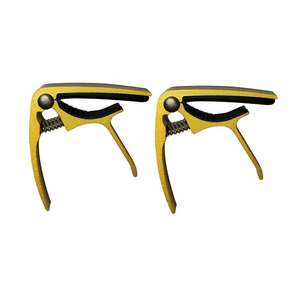 BESTSKY 2Pcs Capo for Acoustic Guitar,Widely Applicable Capo for Acoustic Guitar,Easy to Carry Guitar Capo for Acoustic,Color Mixing2