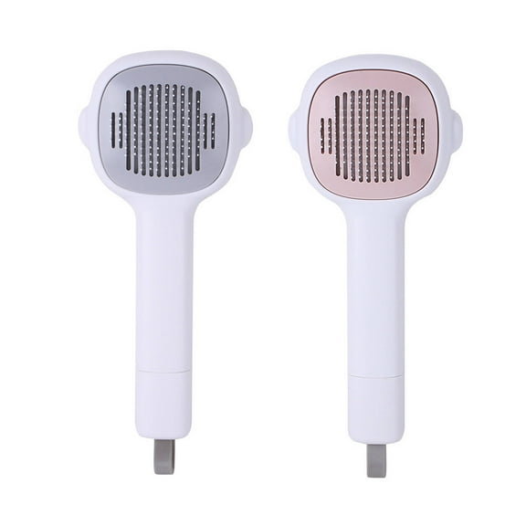 BESTSKY 2Pcs Cat Brush, Comfort Grip Silicone Dog Brush, Smooth Bristles for Gentle Grooming,Multicolor