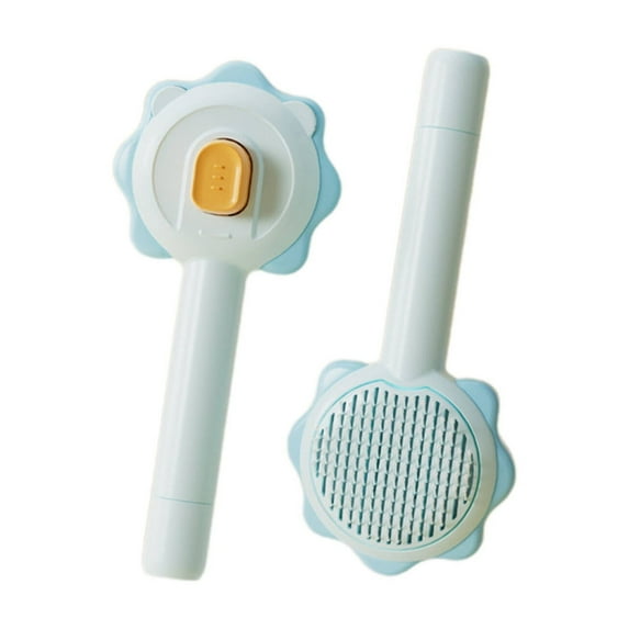 BESTSKY 2Pcs Cat Brush, Ergonomic Dog Brush, Stress-Free Cat Stuff,Blue