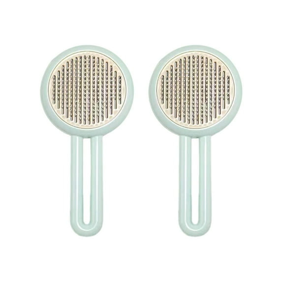 BESTSKY 2Pcs Cat Brush,Multifunctional Hair Removal Tool Dog Brush,Dense Teeth Design, Precise Floating Hair Removal Gentle Care, Prevents Skin Tugging Cat Stuff,6
