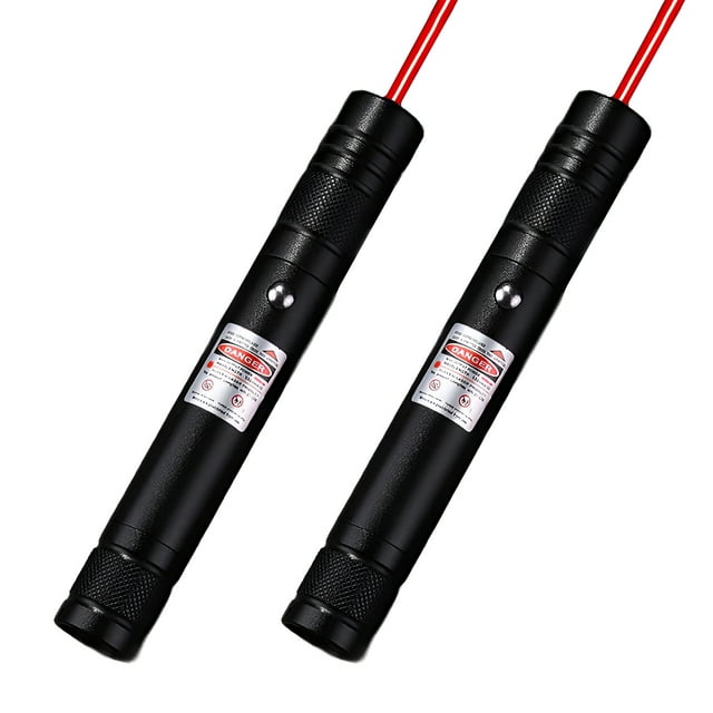 BESTSKY 2Pcs Cat Laser Pointer Toy,Sturdy Build Lazer for Cats,Perfect Long-Term Usage High Power Laser Pointer,Red