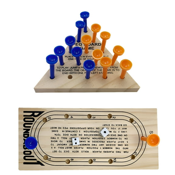 BESTSKY 2Pcs Chess Set,Interactive Game Set Travel Chess Set,Improve Concentration Checkers Board Game,Style1