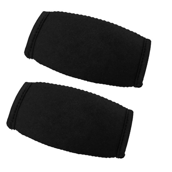 BESTSKY 2Pcs Chin Strap Cover Durable Shock-Reducing Football Chin Cover,Multi-Use Breathable Chin Pad Cover for Athletes,Black