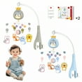 thumbnail image 1 of BESTSKY 2Pcs Crib Mobile,Soft and Calming Musical Tones Crib Toys Hanging,Vibrant and Attention-Grabbing Colors Crib Mobile for Boys,Color Mixing1, 1 of 5