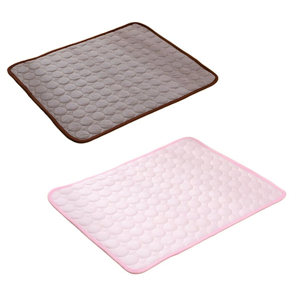 BESTSKY 2Pcs Dog Mat Cats & Dogs Waterproof Blanket Clear Texture Pet Crate Pads Style2
