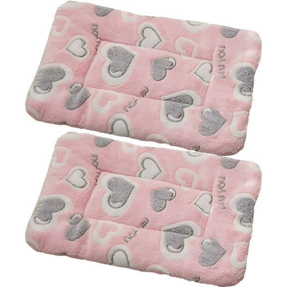BESTSKY 2Pcs Dog Mat Extra Warm Pet Blanket Breathable Feel Waterproof Blanket 49*32cm