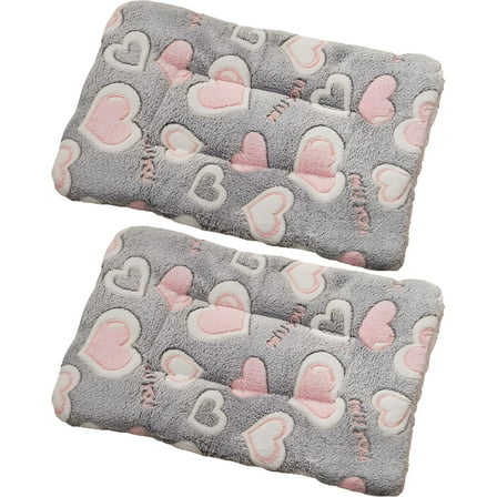 BESTSKY 2Pcs Dog Mat Ground Hugging Waterproof Blanket Multi-Pet Use Pet Crate Pads 32*25cm