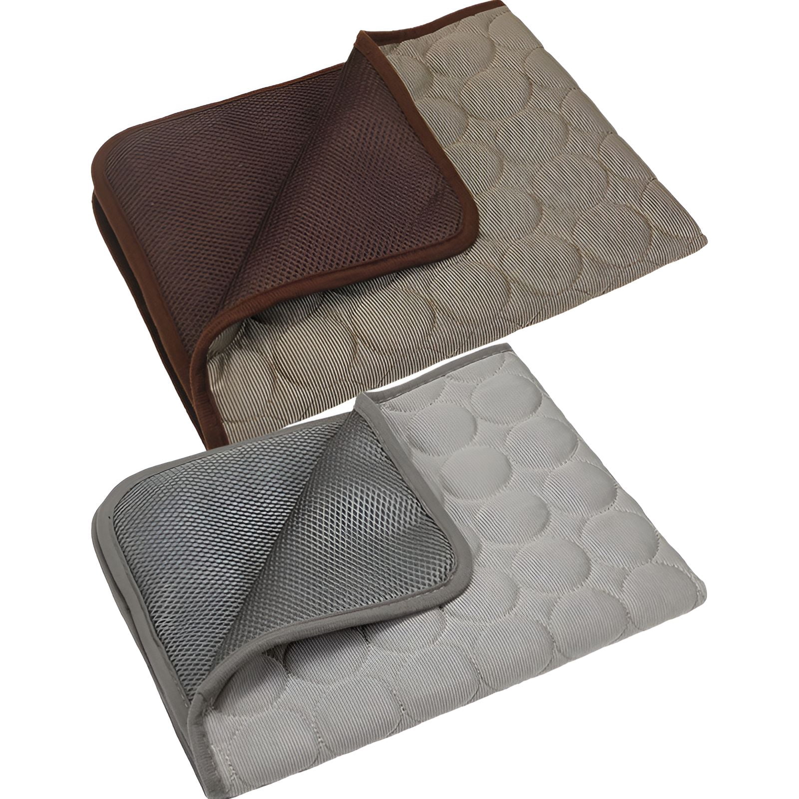 BESTSKY 2Pcs Dog Mat Soft Corners Dog Mat for Crate Indoor Use Cooling ...