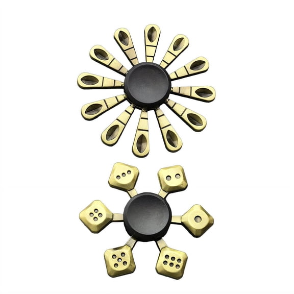 BESTSKY 2Pcs Fidget Spinner,Bronze Sensory Toys,Adhd Toys