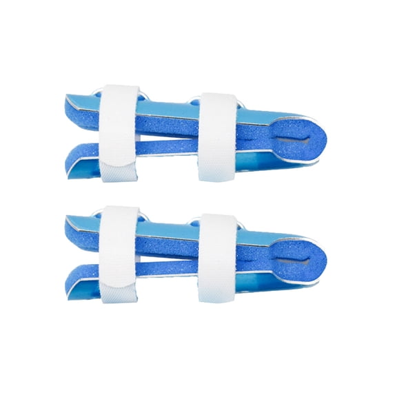 BESTSKY 2Pcs Finger Splint High-Strength Aluminum Trigger Finger Splint,Lightweight Mallet Finger Splint for Quick Healing,L