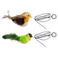 thumbnail image 1 of BESTSKY 2Pcs Flapping Bird Cat Toy,Eco-Conscious Design Chirping Bird Cat Toy Flapping Wings,Reusable Features Bird Cat Toy,Gray&Green, 1 of 4