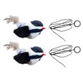 thumbnail image 1 of BESTSKY 2Pcs Flapping Bird Cat Toy,Natural Fiber Bird Toy for Cats,Sturdy Bird Body Chirping Bird Cat Toy Flapping Wings,Black, 1 of 4